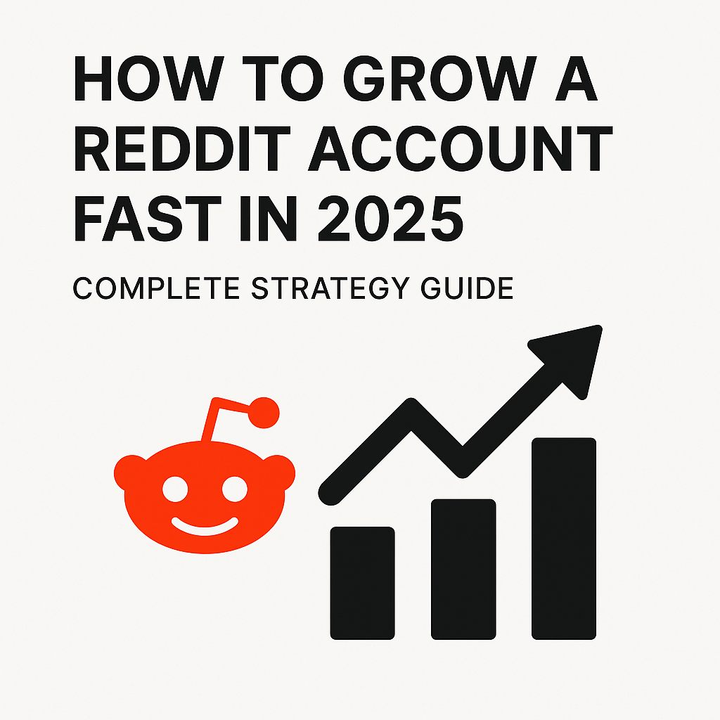 How to Grow a Reddit Account Fast in 2025: Complete Strategy Guide